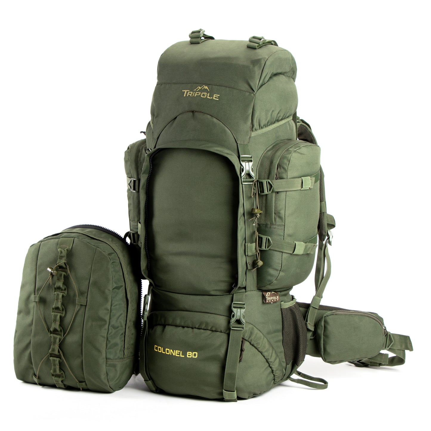 Tripole Colonel Series 80 Litre Rucksack + Detachable Day Pack & Rain Cover