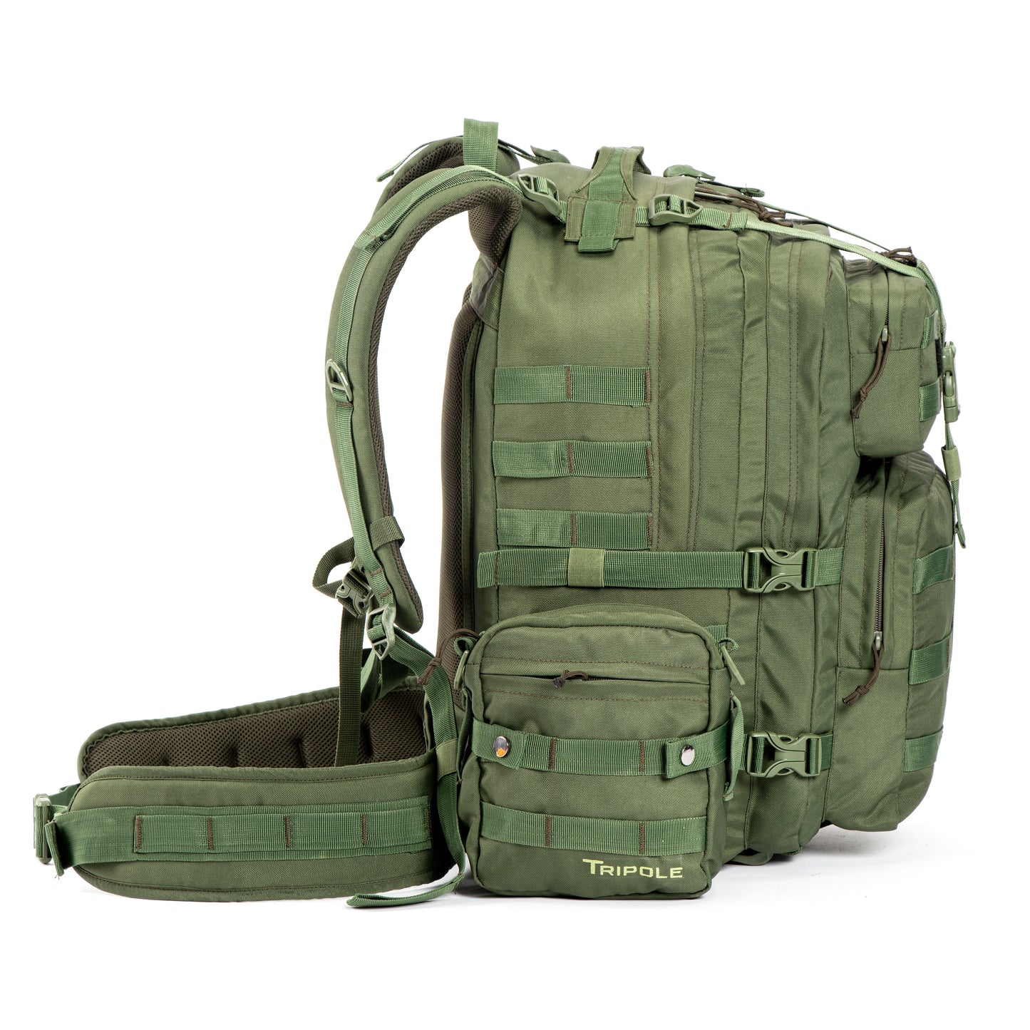 Tripole Alfa 45 litres Military Tactical Backpack with Sling Bag Attachment