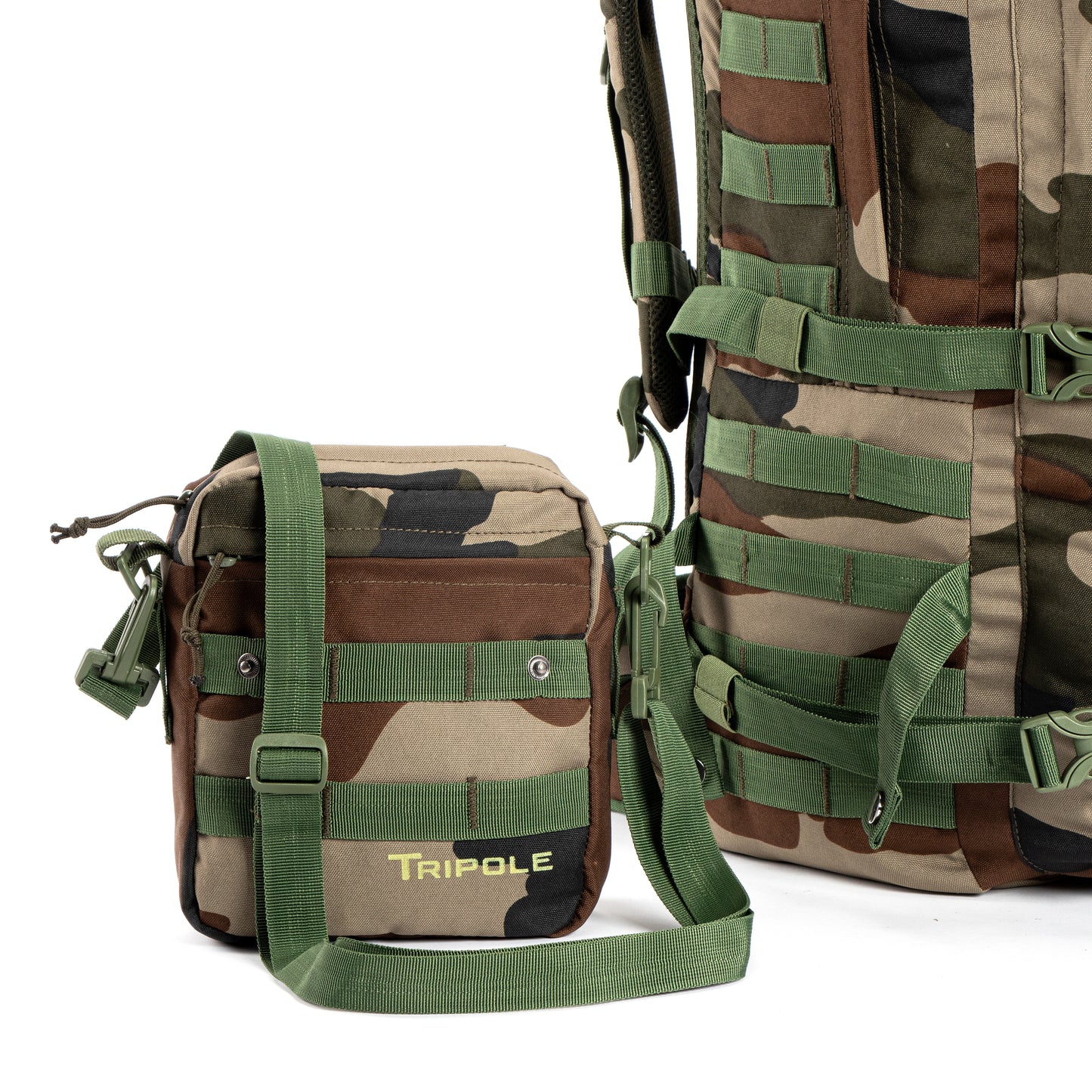 Tripole Alfa 45 litres Military Tactical Backpack with Sling Bag Attachment
