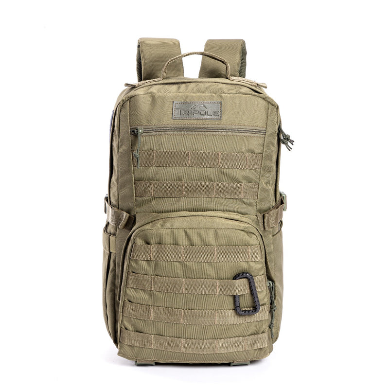 Tripole Captain 25Litres Tactical Backpack with MOLLE Webbing and Carabiner