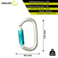 Edelrid Oval Power 2400 Triple Carabiner