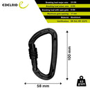 Edelrid Pure Screw Carabiner - Night