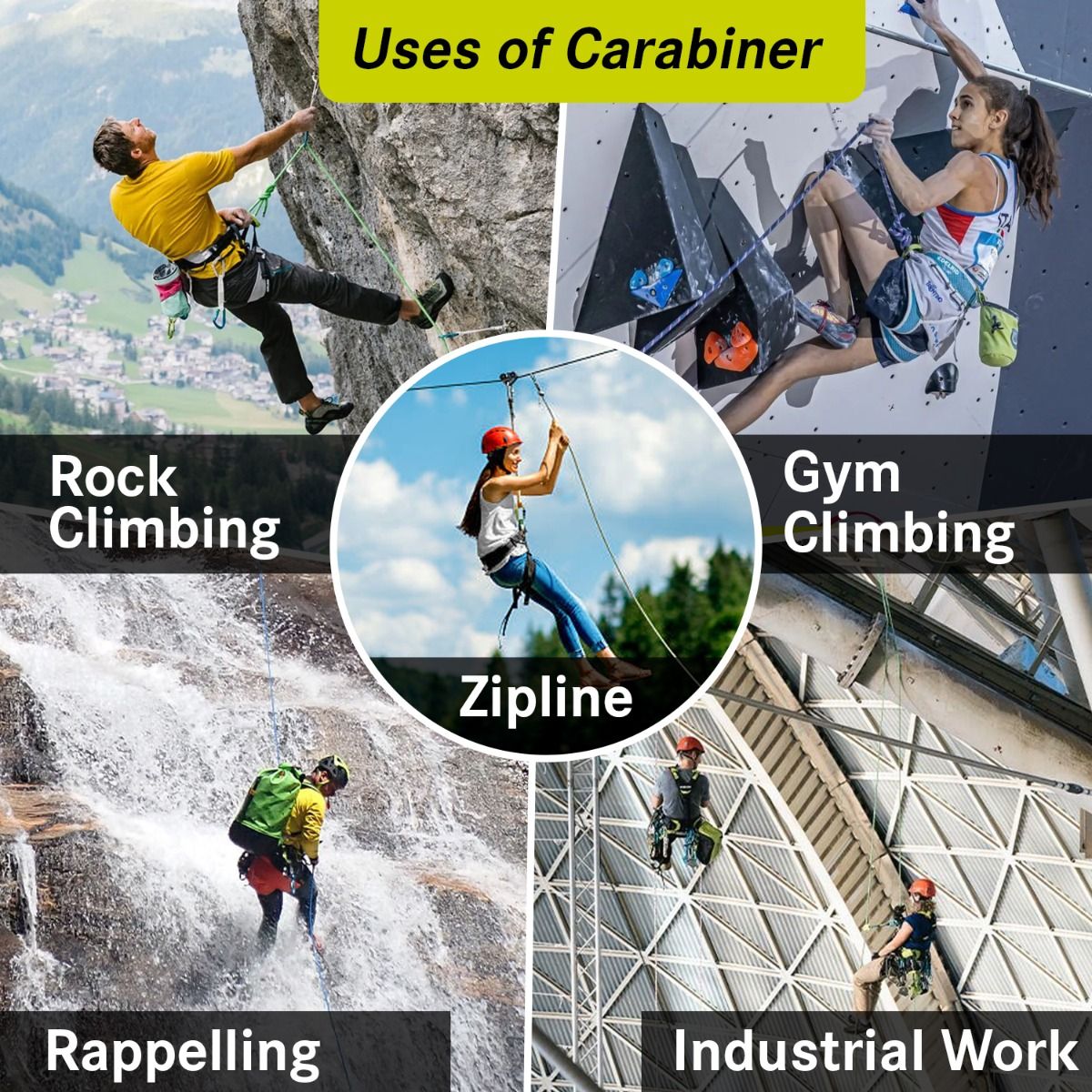 Edelrid Steel Oval Screw Carabiner