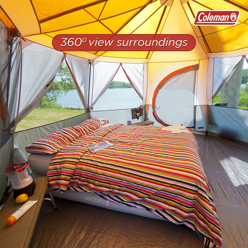 coleman cortes octagon 8 tent Coleman Cortes Octagon 8 Tent (Orange)