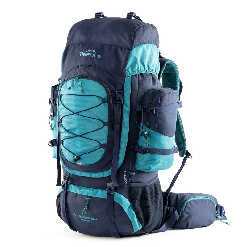 Tripole Walker Pro 60 Litre Rucksack for Trekking and Hiking | Front Opening