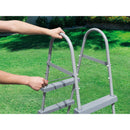 Bestway Power Steel 16' x 10' x 42" Oval Frame Swimming Pool Set with Filter, Ladder and Cover