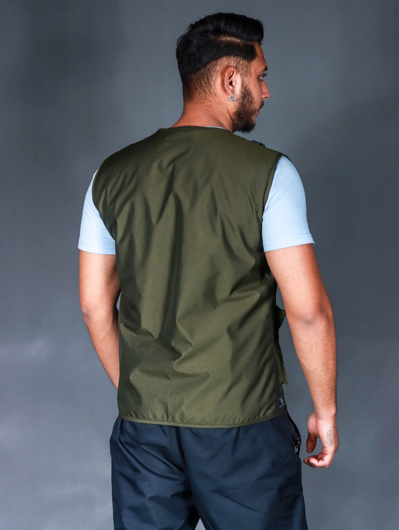 Jungle Safari Trekkers Half Jacket | 9 Pocket Design | Water Repellent Fabric