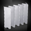 Folding Stove Windscreen - 10 Panels Wind Shield Aluminium Alloy Windshield Camp Stove Wind Screen for Stove in Camping, Hiking, Backpacking, Picnicking