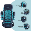 Tripole Walker Pro 60 Litre Rucksack for Trekking and Hiking | Front Opening