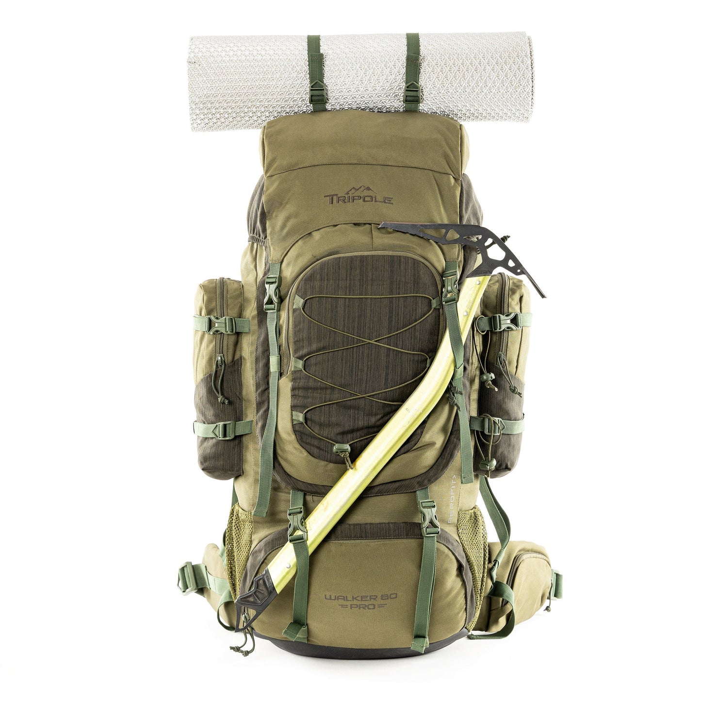 Tripole Walker Pro 80 Litre Rucksack for Trekking and Hiking | Front Opening