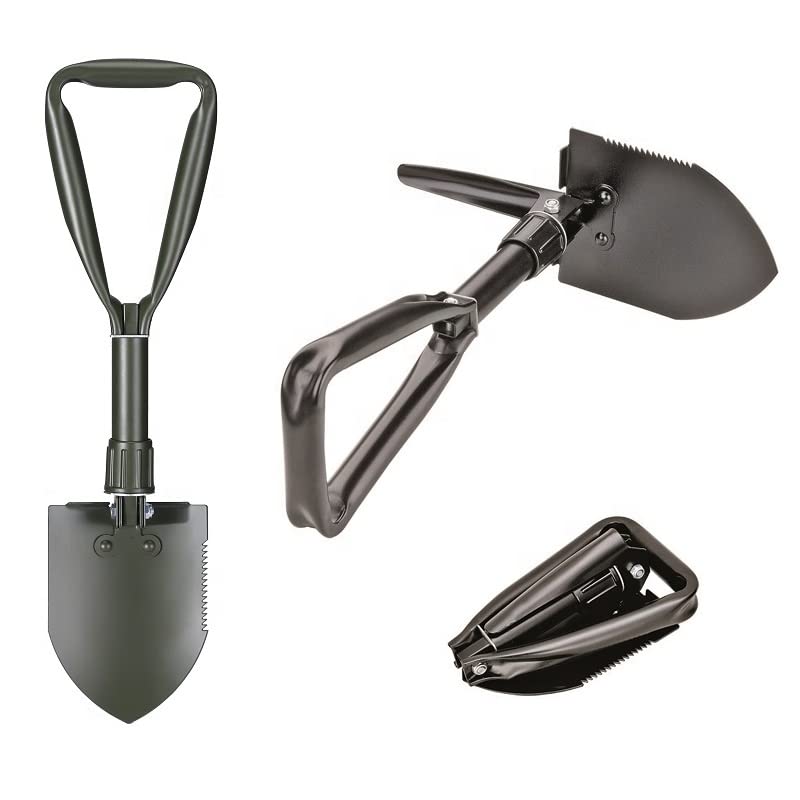 Mini Folding Shovel | High Carbon Steel | Portable | Lightweight | Outdoor Tactical Survival | Foldable Mini Shovel