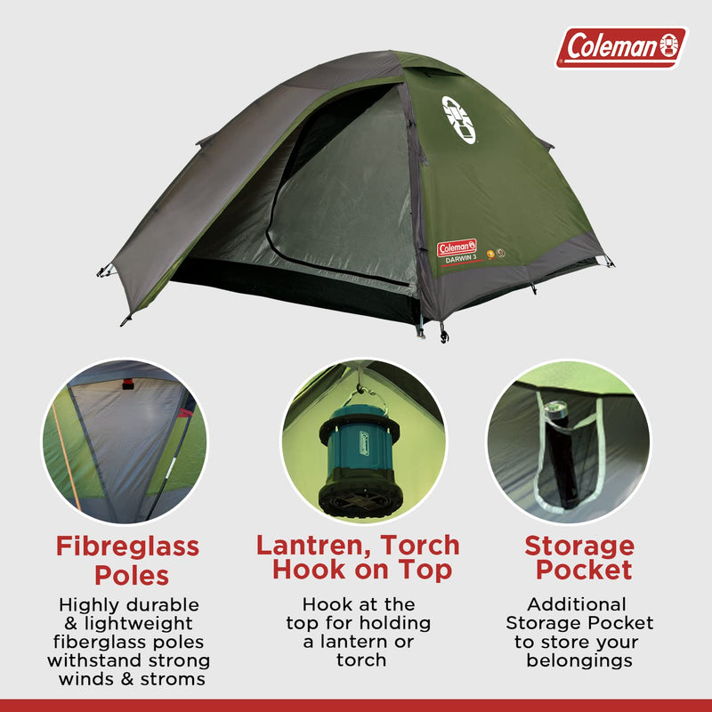 coleman darwin 3 person tent Coleman Darwin 3 Tent