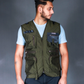 Jungle Safari Trekkers Half Jacket | 9 Pocket Design | Water Repellent Fabric
