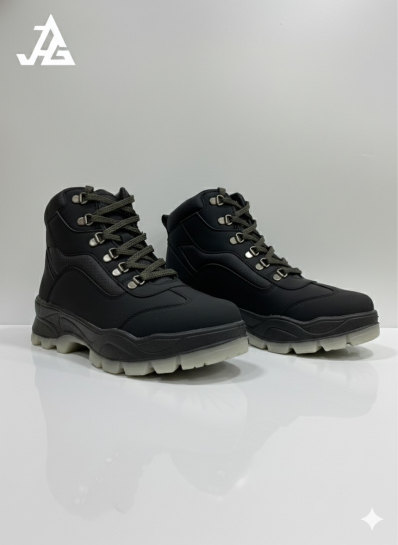 CTR OD 4 Series High Ankle Hiking & Trekking Shoes | Unisex | Black | Coasters Trekking Shoes