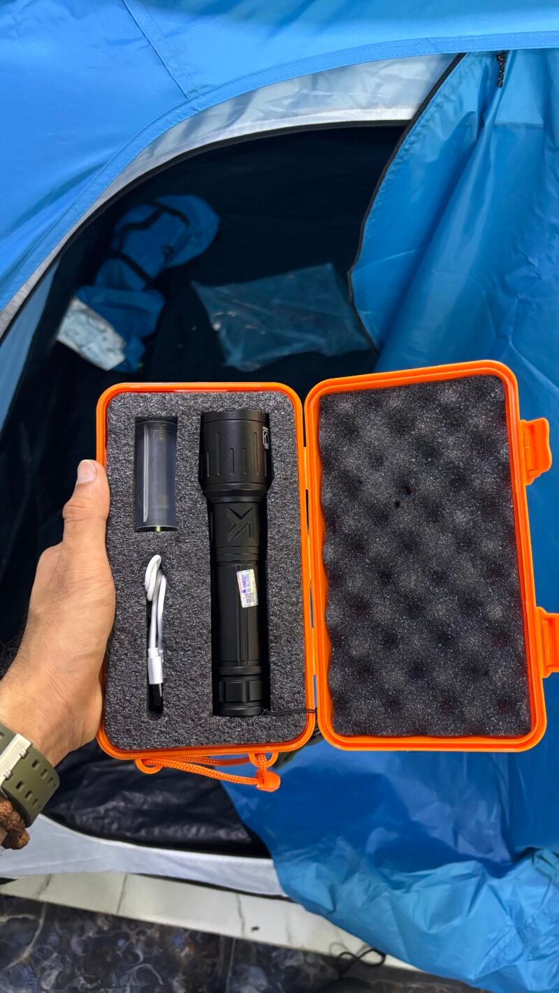JAG Firefly Series Ultra Beam Handtorch | Metal Body | Charging + AAA Battery | Powerful LED