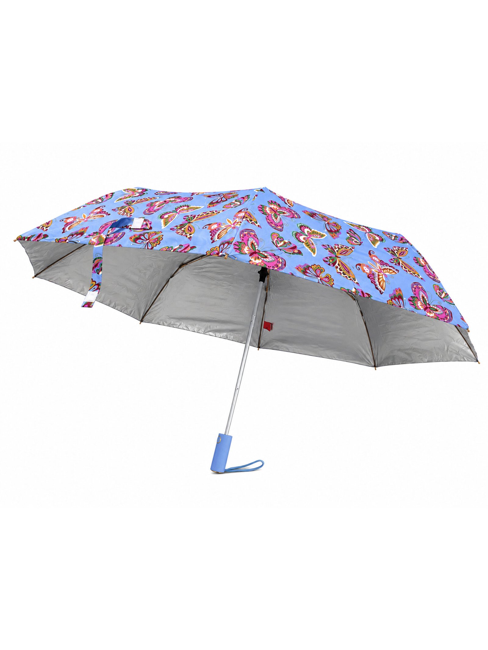 Jainsons Bloom X4 Umbrella | 2 Fold Umbrella | Silver Print | Flora 2