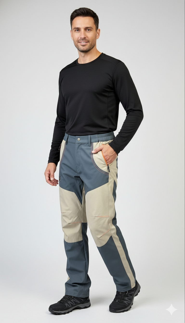 JAG Ski Pro Hiking & Trekking Waterproof Pant | Trekking Pant | Rain & Snow Proof | Glacier Earth | Ski Pants