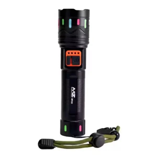 JAG|MZ M920 Metal Zoomable 5 Mode Flashlight Torch Light