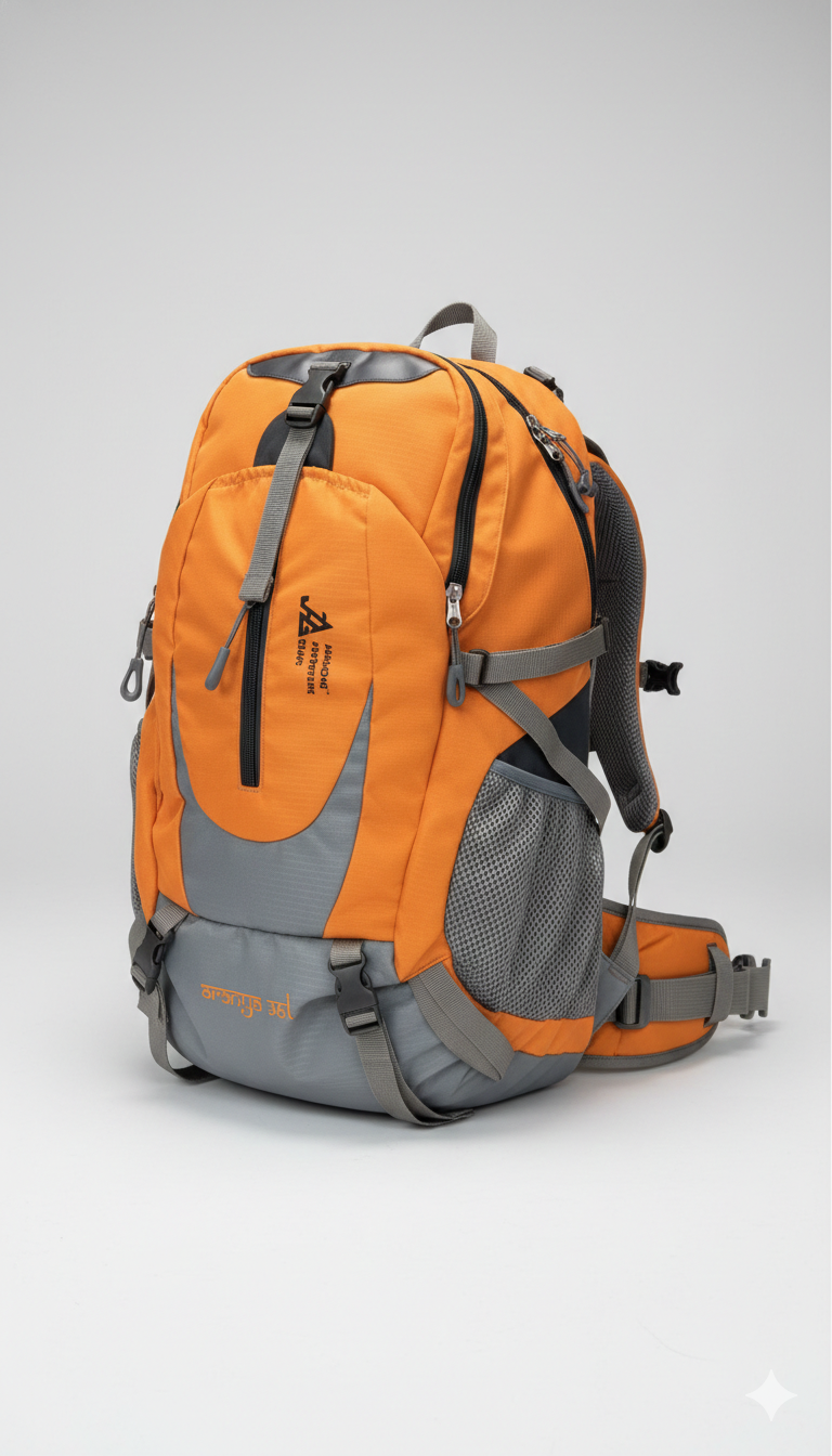 JAG Aranya 45L Alpine Backpack | Air Flow Back Support | Twin Aluminium Rods + Mesh | Alpine Sunset - Image 2