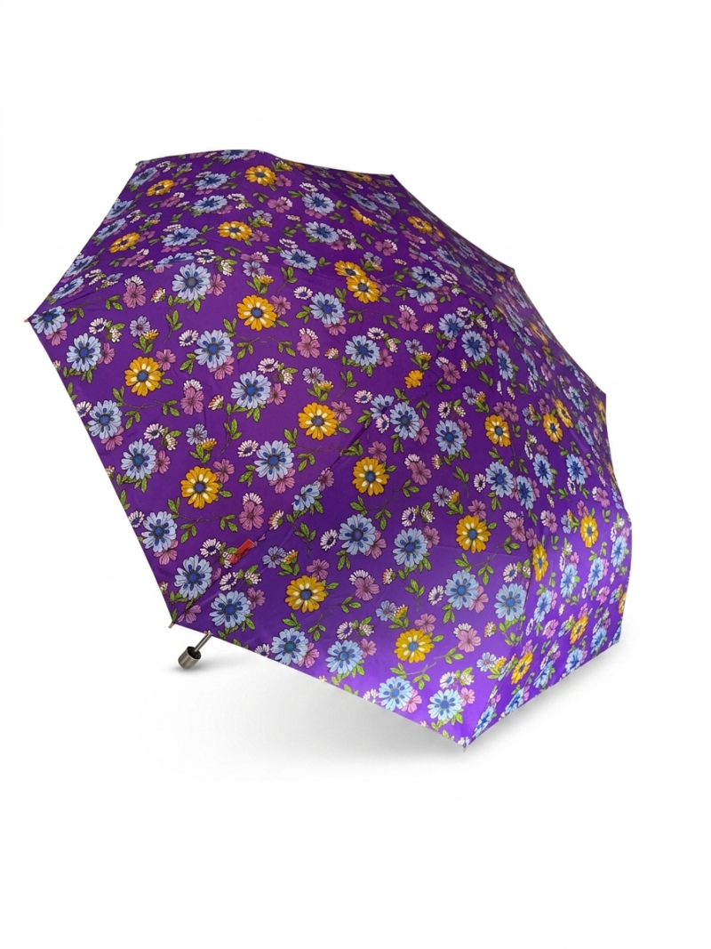 Jainsons Bloom X4 Umbrella | 2 Fold Umbrella | Silver Print | Flora 10
