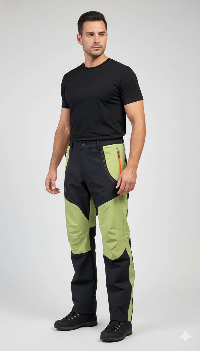 JAG Ski Pro Hiking & Trekking Waterproof Pant | Trekking Pant | Rain & Snow Proof | Alpine Green | Ski Pants