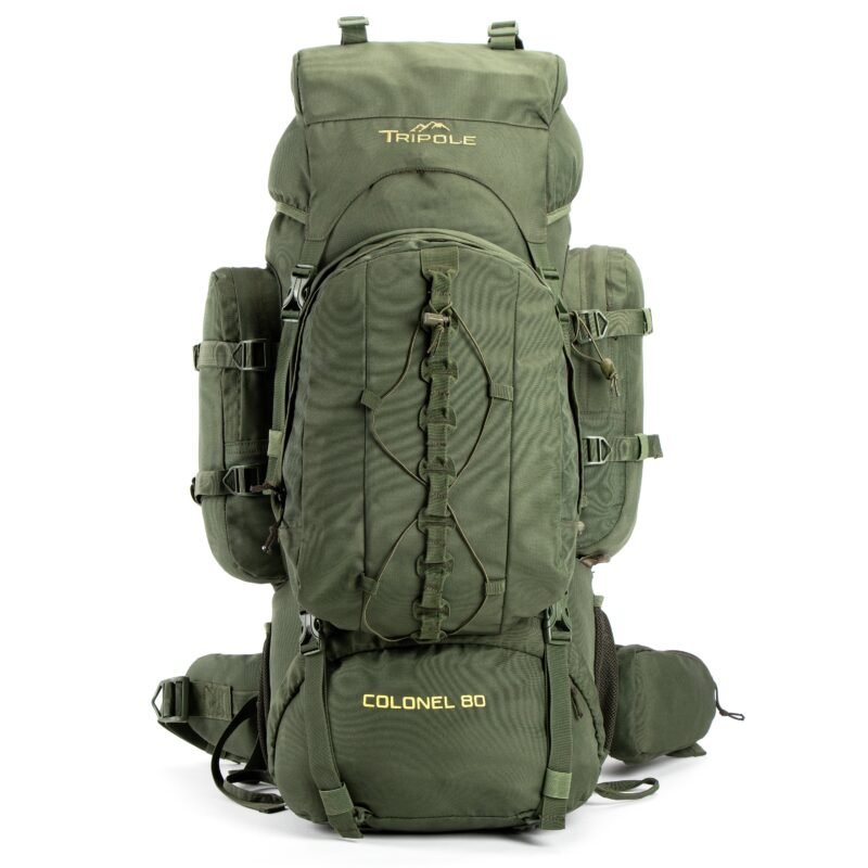 Tripole Colonel Series 80 Litre Rucksack + Detachable Day Pack & Rain Cover