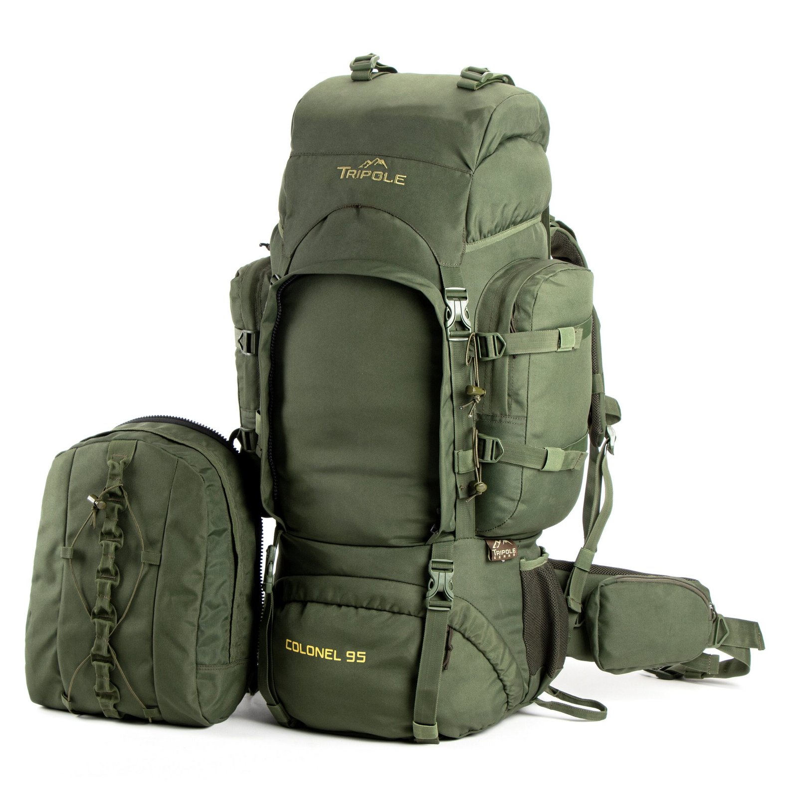 Tripole Colonel Series 80 Litre Rucksack + Detachable Day Pack & Rain Cover - Image 4