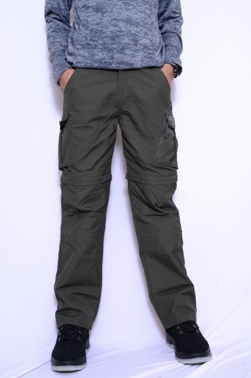 JAG Special Forces Cargo Convertible Trekking, Hiking & Travel Pants | Convertible Cargo Pants | Forest Green