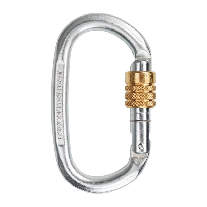 Edelrid Steel Oval Screw Carabiner