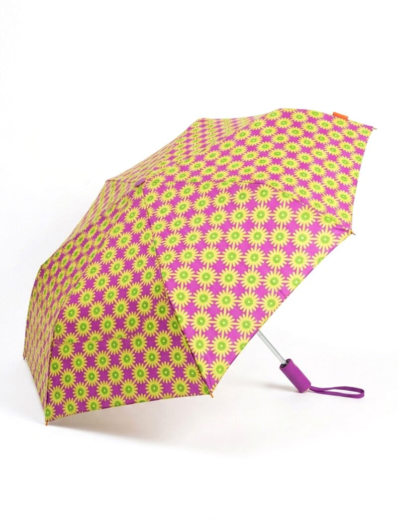 Jainsons Bloom X4 Umbrella | 2 Fold Umbrella | Silver Print | Flora 3