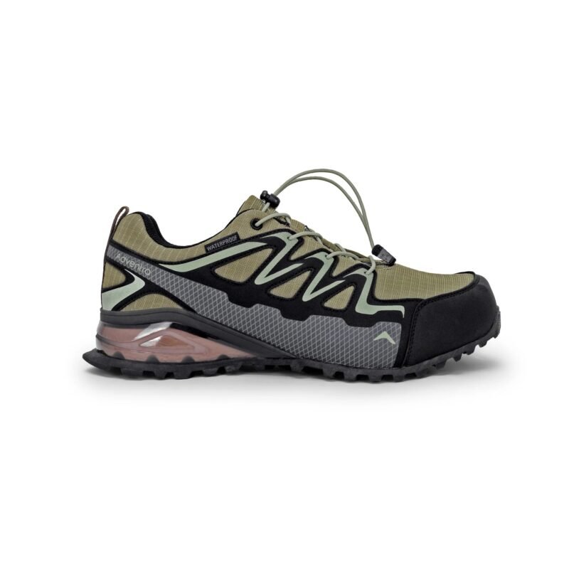Adventra Men Waterproof Low Ankle Hiking Shoes with Anti Slip Grip & EVA Cushion