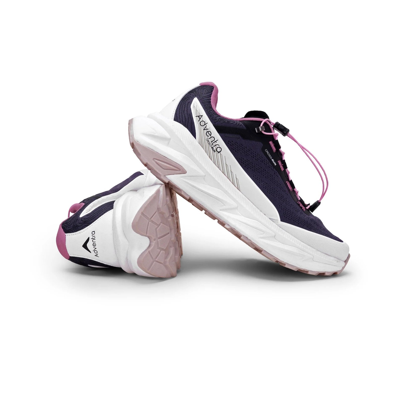 Adventra Women Trail Running Ultra Grip Lightweight Sports Shoes (TR2012) Grey-Pink - Image 4