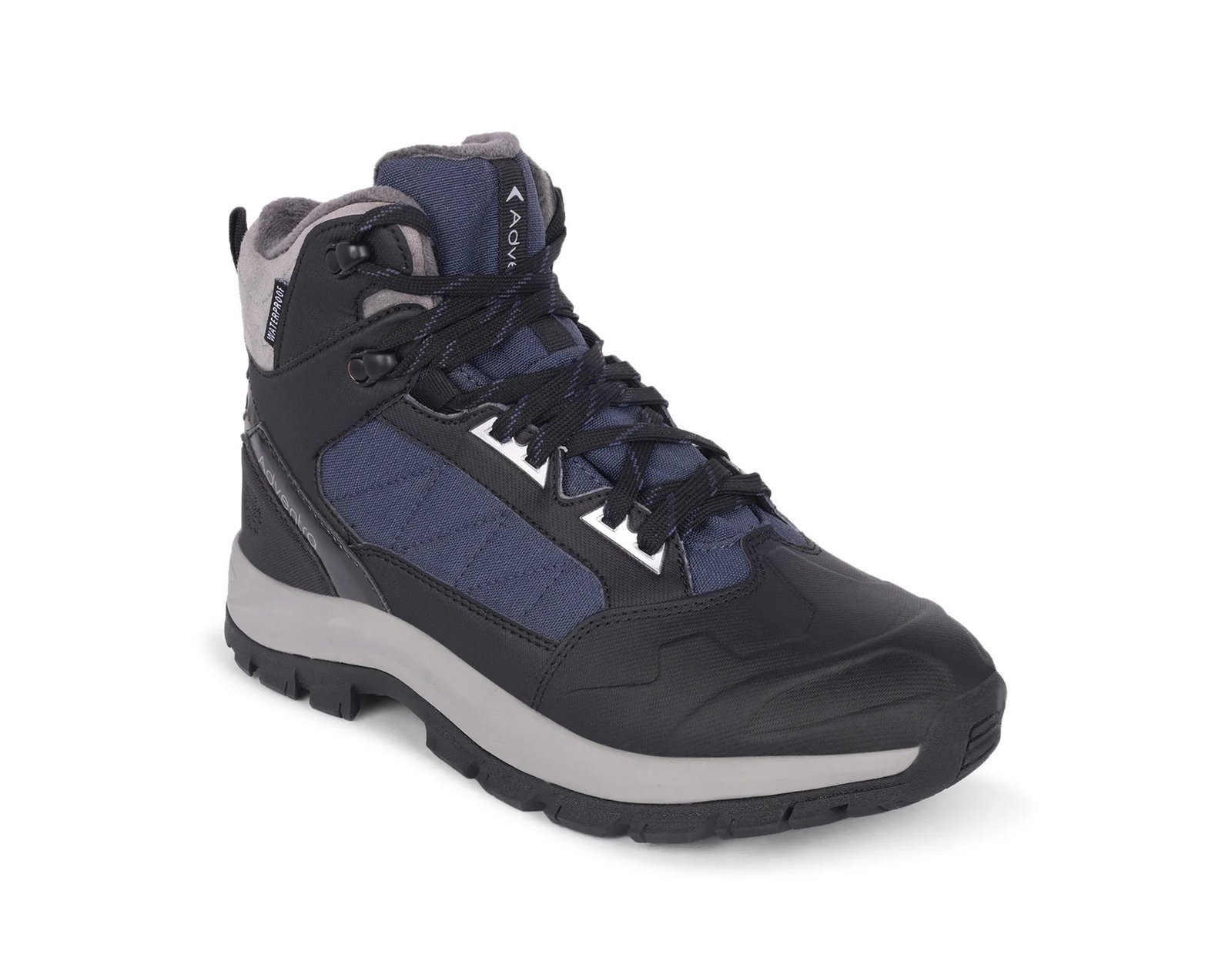 Adventra Men Waterproof Mid-Top Hiking Shoes with 3M Insulation (WH1104) Dark Blue