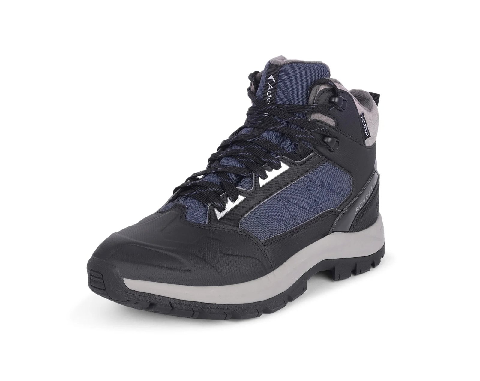 Adventra Men Waterproof Mid-Top Hiking Shoes with 3M Insulation (WH1104) Dark Blue - Image 5