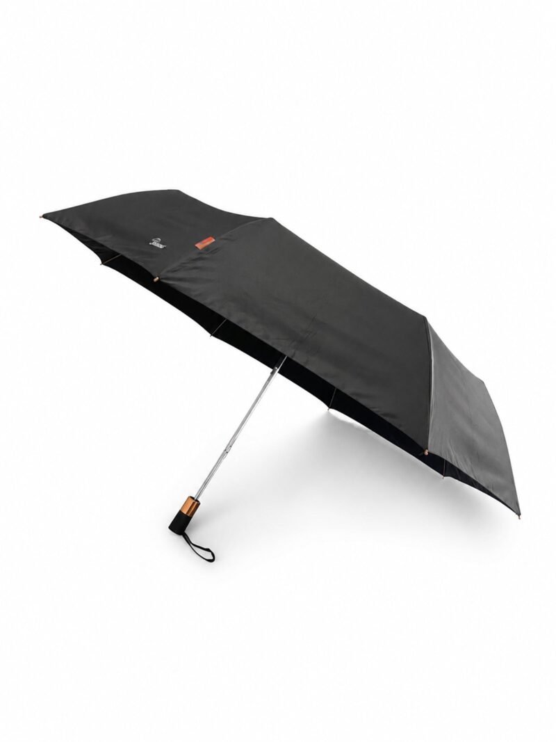 Jainsons Diplomat X1 Umbrella | 3 Fold Umbrella | Solid Black | Jet Black