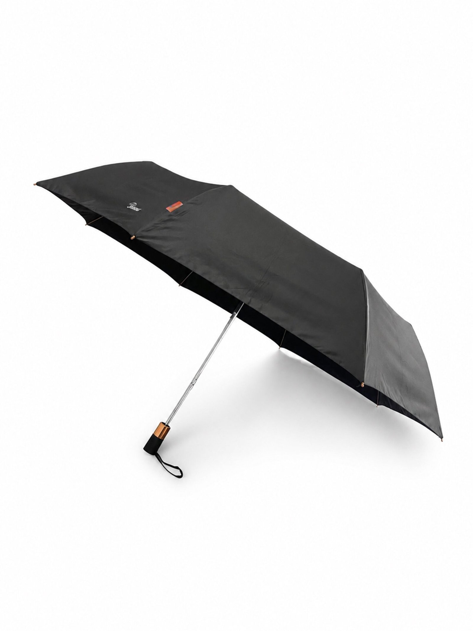 Jainsons Diplomat X1 Umbrella | 3 Fold Umbrella | Solid Black | Jet Black