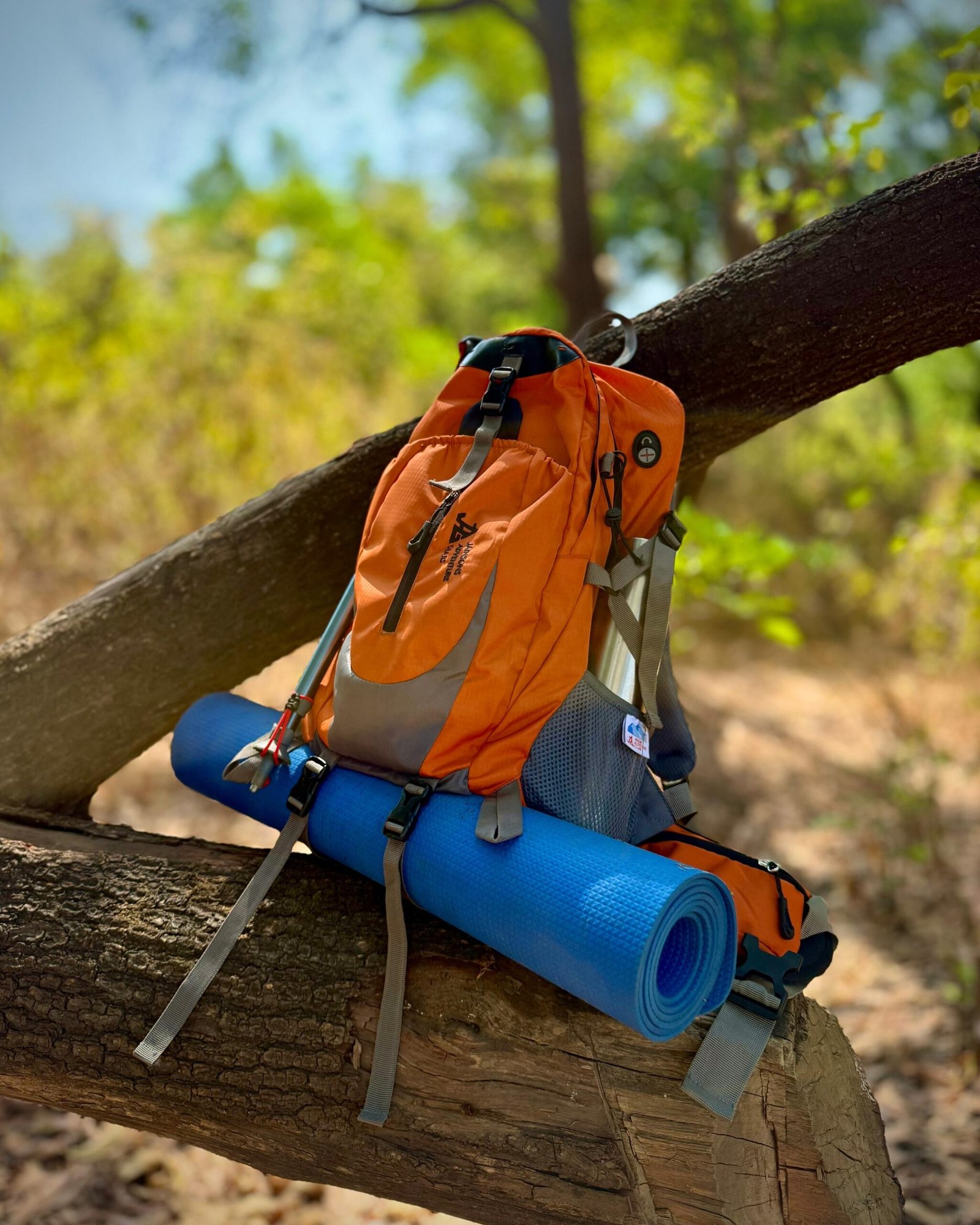 JAG Aranya 45L Alpine Backpack | Air Flow Back Support | Twin Aluminium Rods + Mesh | Alpine Sunset - Image 3