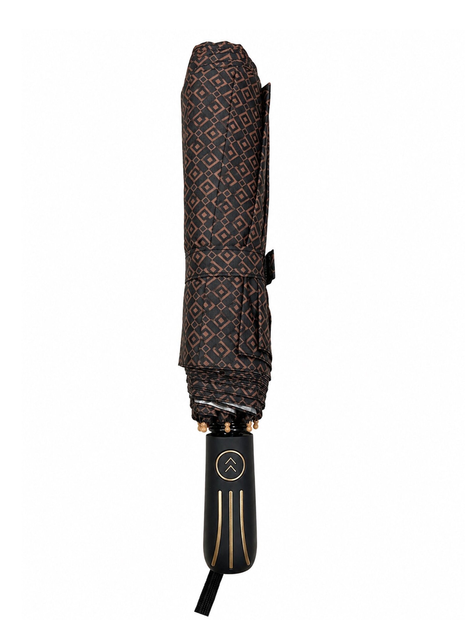 Jainsons Stealth X3 Umbrella | 3 Fold Umbrella | Seamless Design | Brown - Image 4