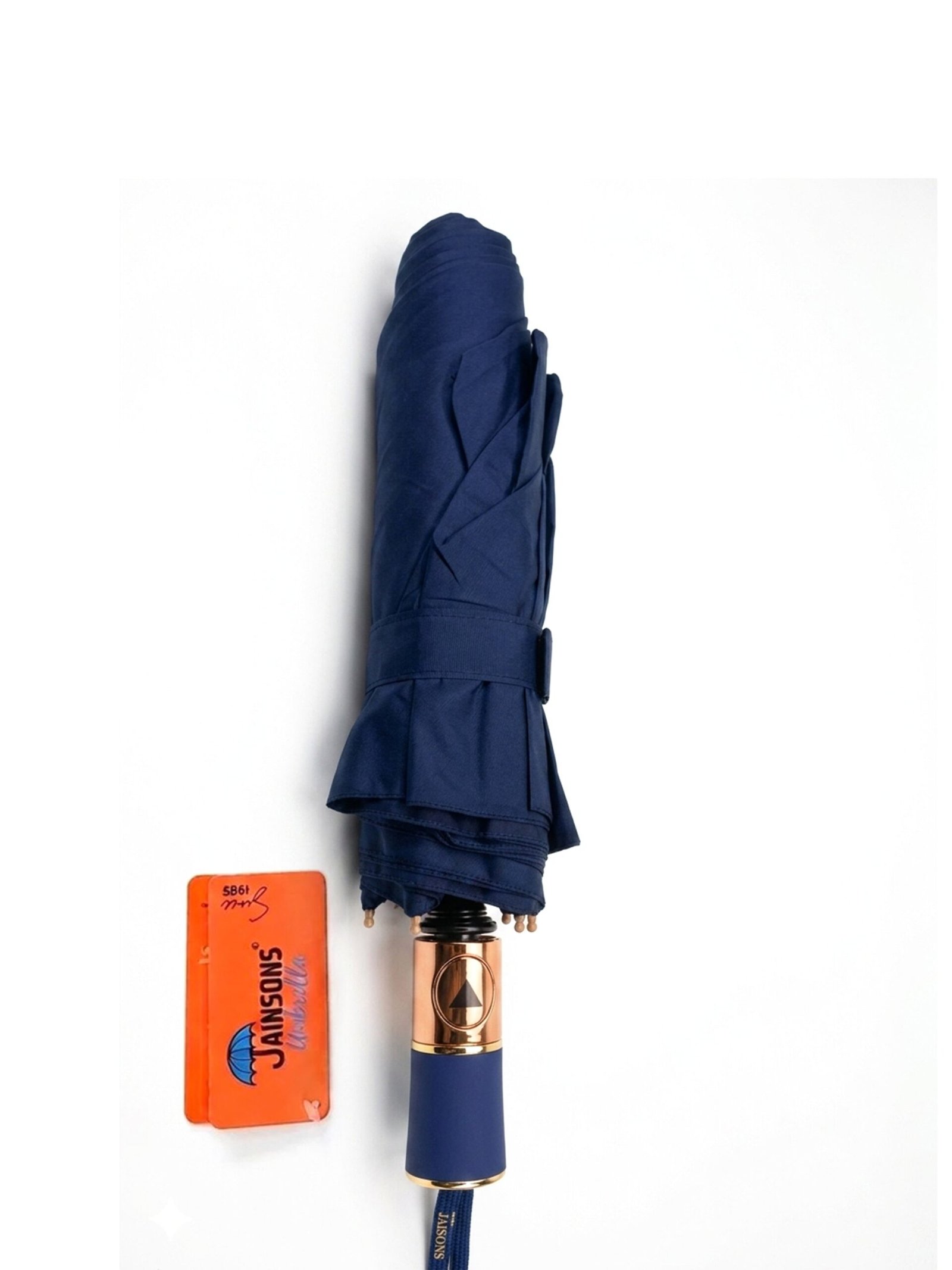 Jainsons Maverick X2 Umbrella | 3 Fold Umbrella | Jumbo Size | Royal Blue - Image 3