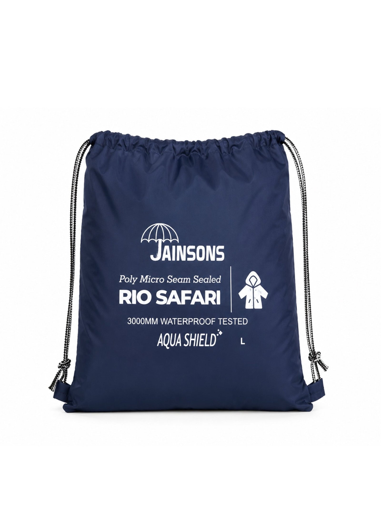 Jainsons Men's Rio Safari Raincoat Set | Navy Blue | Poly Micro Seam Sealed | 3000MM Waterproof Tested - Image 3