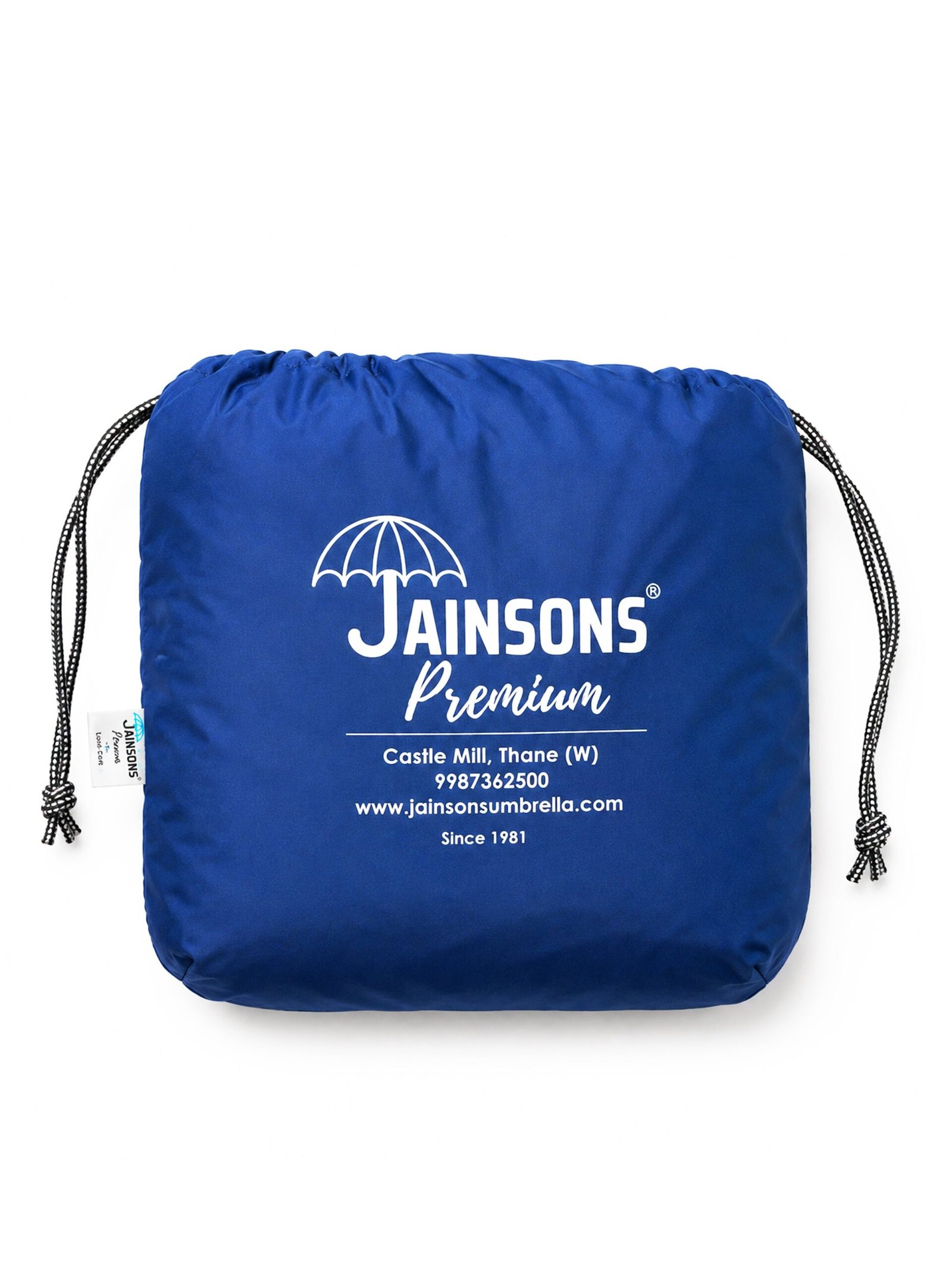 Jainsons Premium Women's Long Raincoat | Blue | Waterproof Hooded Rainwear with Belt & Carry Pouch - Image 3