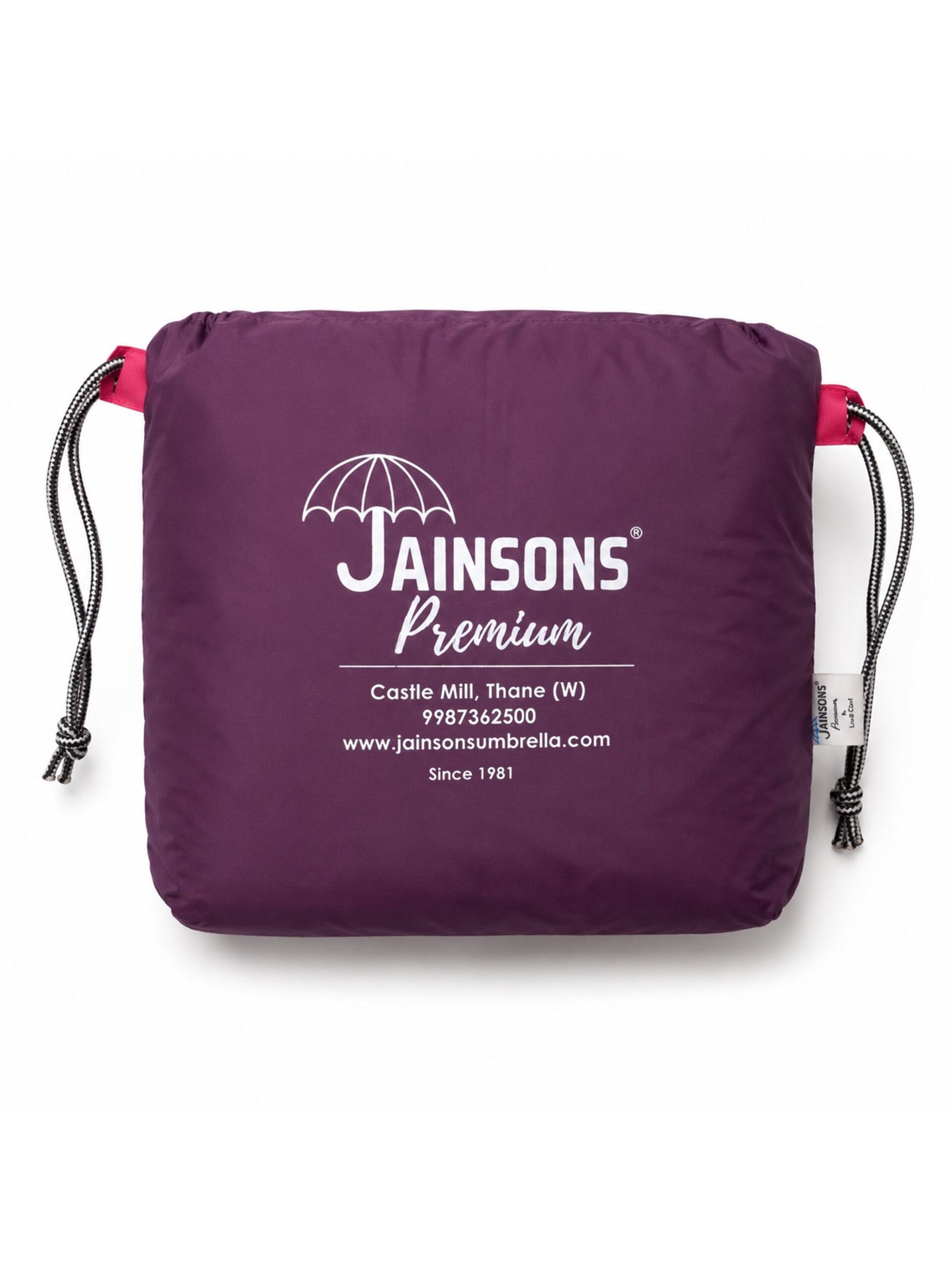 Jainsons Premium Women's Long Raincoat | Purple | Waterproof Hooded Rainwear with Belt & Carry Pouch - Image 3