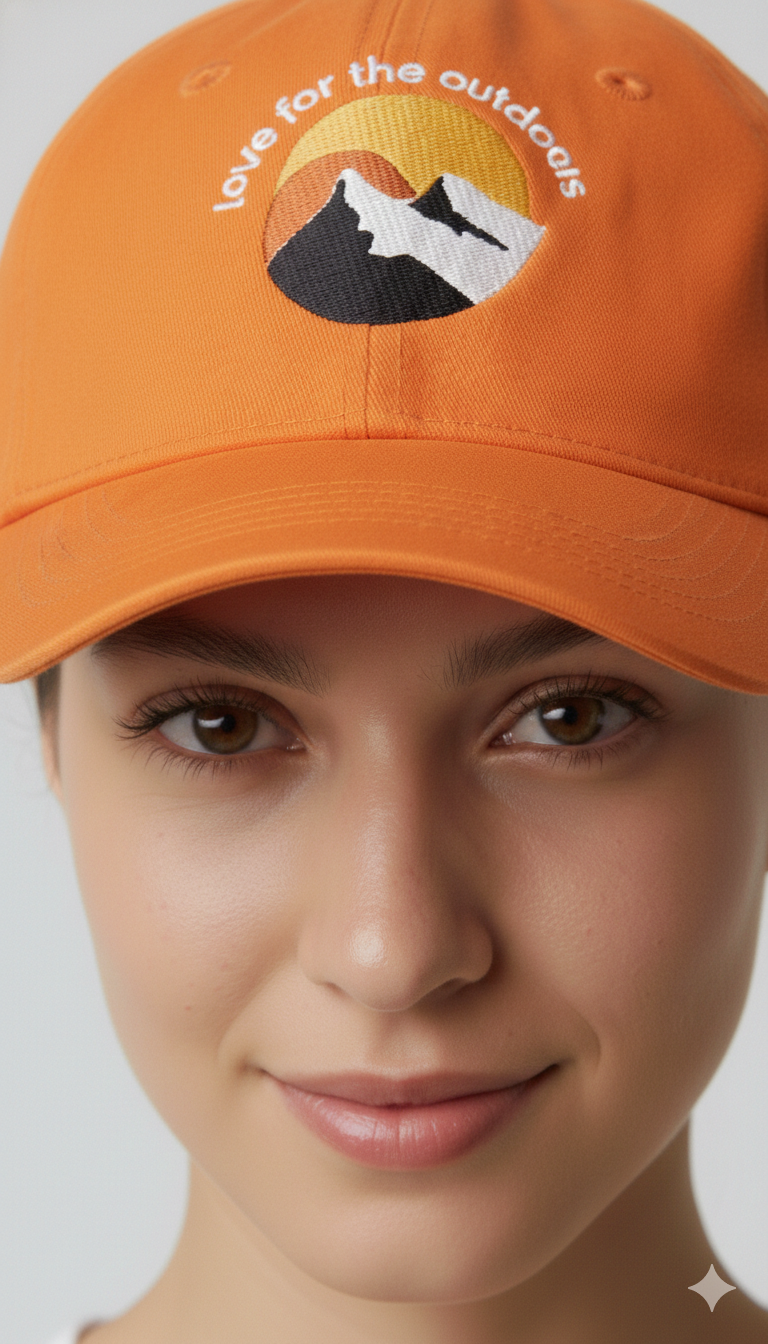 JAG Meru Travel & Hiking Cap | Love For The Outdoors | Limited Edition | Cosmic Orange - Image 5