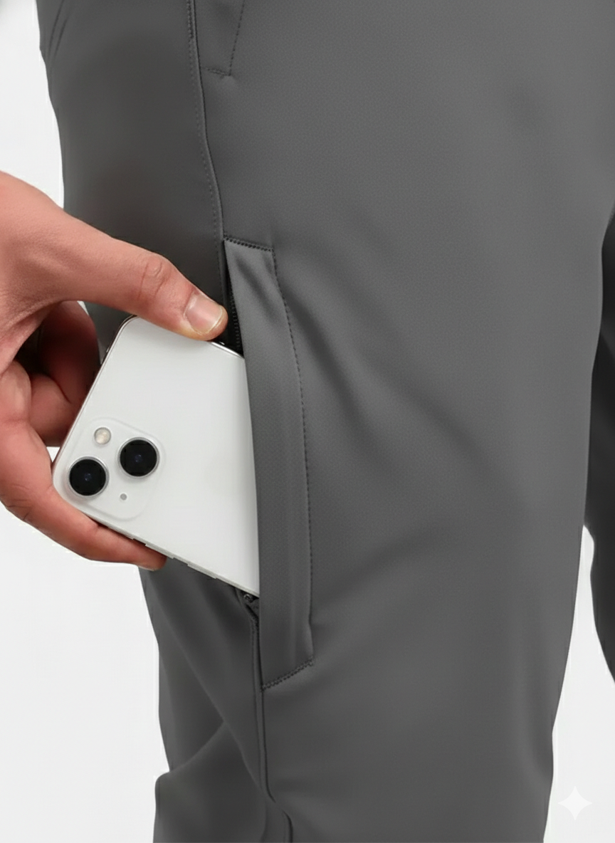 JAG Digi Nomad Travel Pants | Airport Pants | 4 Secured Zippered Pockets | 4 Way Stretch | Ultra Comfortable ~ - Image 4