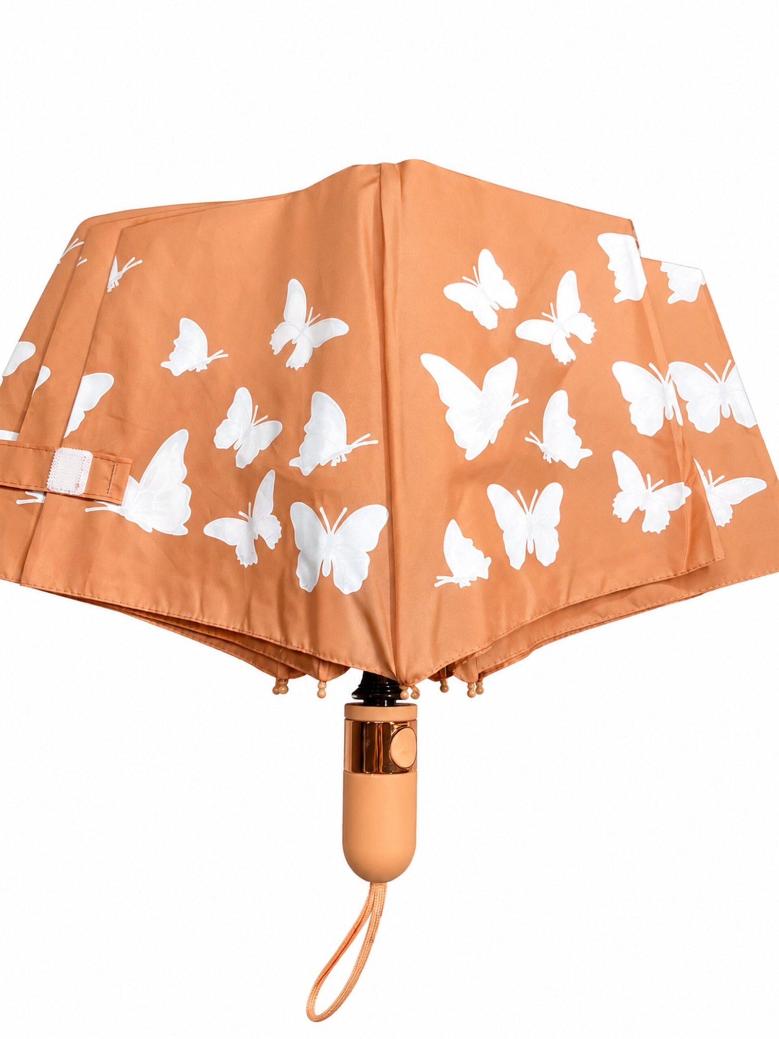 Jainsons Aurora X5 Umbrella | 3 Fold Umbrella | Magic Print | Orange - Image 2