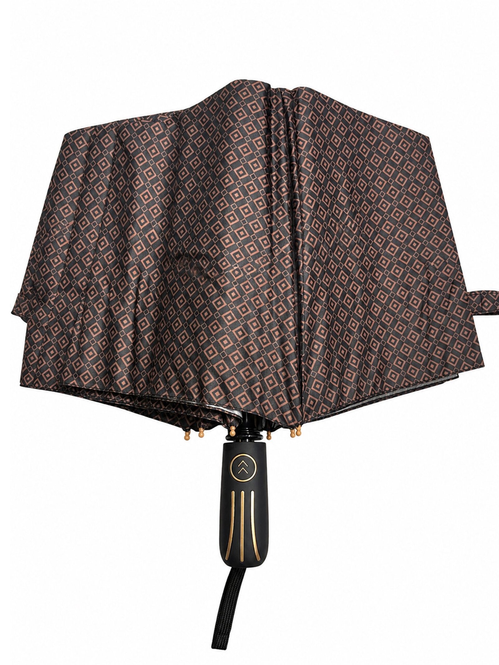 Jainsons Stealth X3 Umbrella | 3 Fold Umbrella | Seamless Design | Brown - Image 3