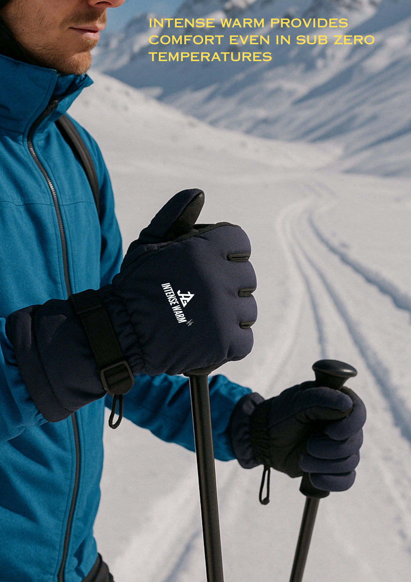 JAG Arctic Pro Snow Gloves | 100% Waterproof | Minus 10 Tested Gloves | Intense Warm Tech - Image 5