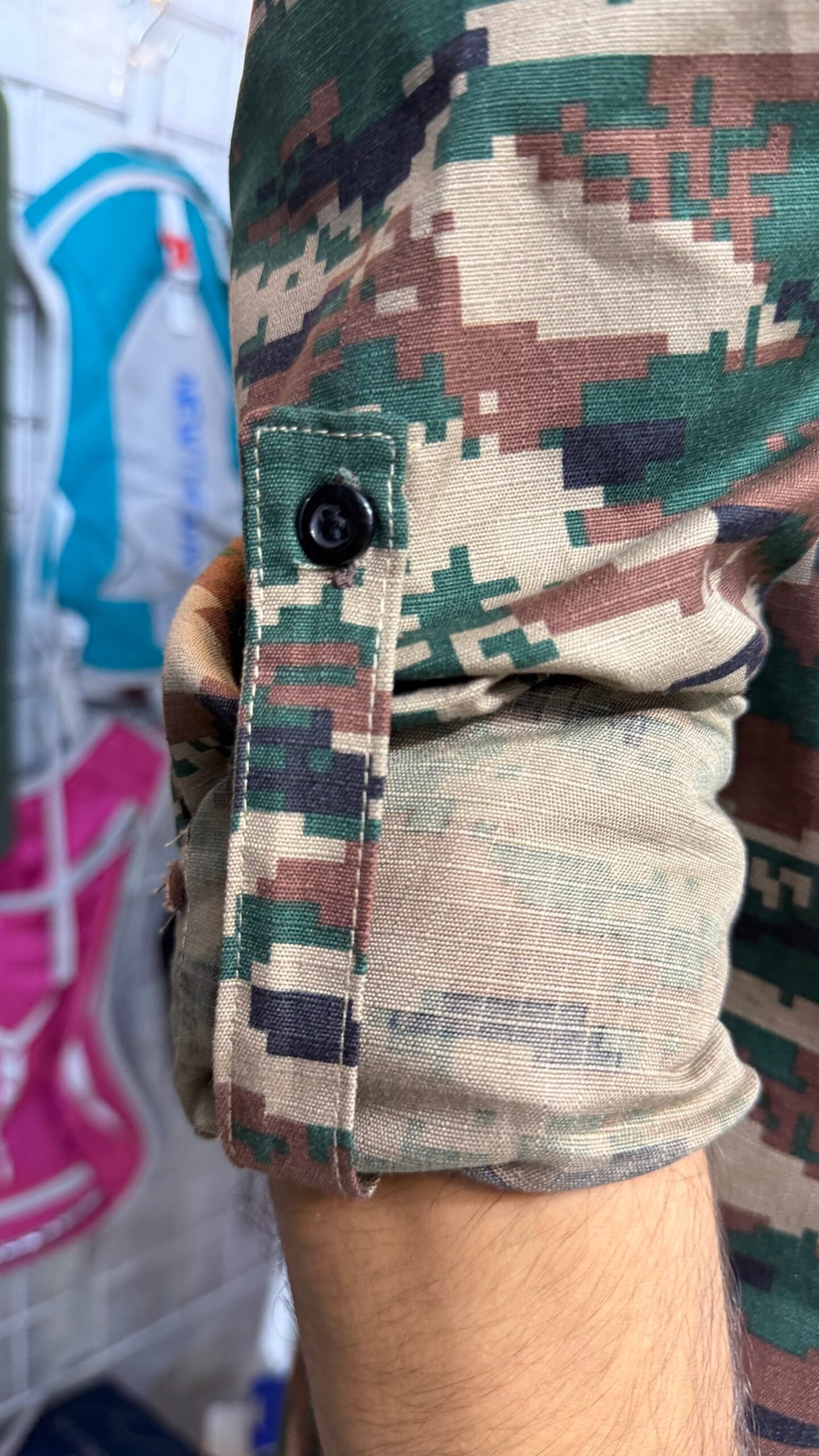 JAG Forest Ranger Travel & Safari Shirt | Digi Camo Print - Image 4