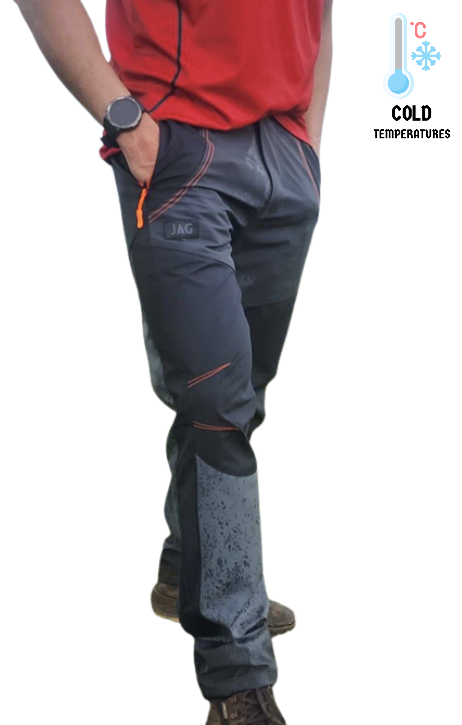 JAG Aqua Trek Pro Hiking & Trekking Waterproof Pant | Trekking Pant | Rain & Snow Proof - Image 4