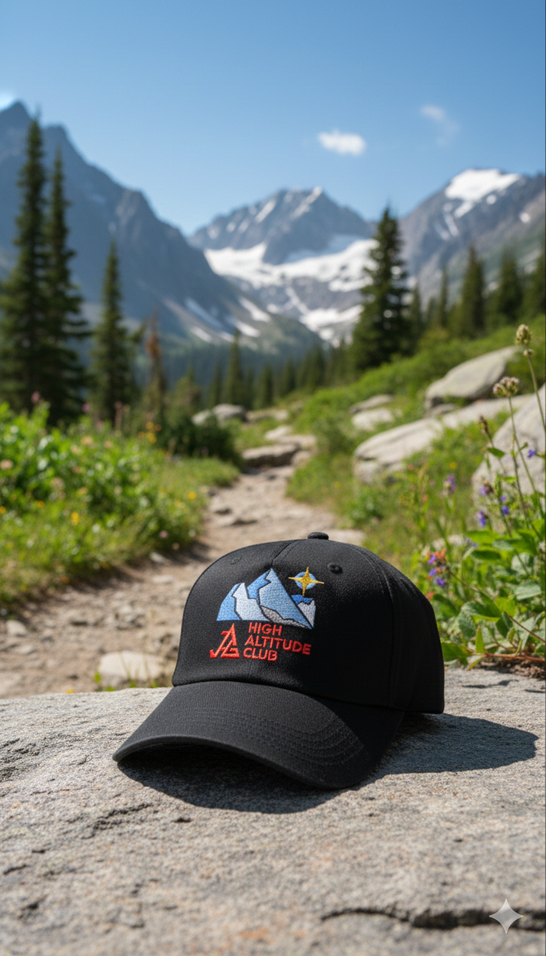 JAG High Altitude Club Travel & Hiking Cap | Love For The Outdoors | Limited Edition | Space - Image 5